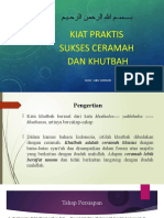 Kiat Praktis Sukses Kajian