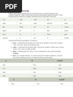 Python Keywords