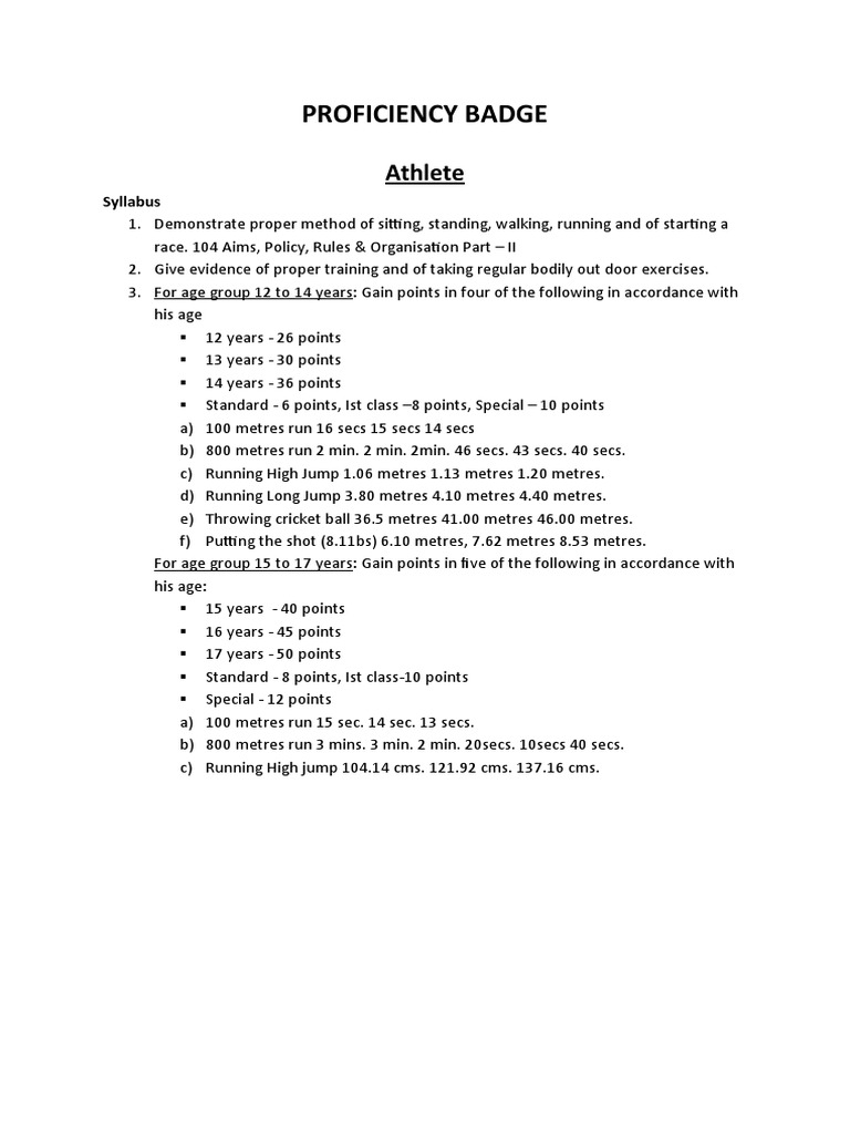 Athlete PDF