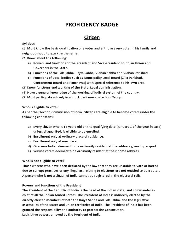 Citizen Pdf Government Of India Social Institutions