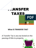 Transfer Taxes