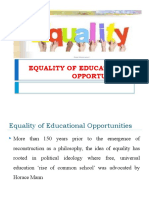 Equality of Educational Opportunities-1