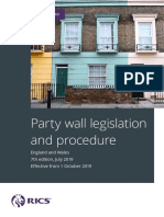 Party Wall Legislation & Procedure - Jul 2019