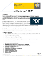 Krystol Internal Membrane™ (KIM) : Technical Data Sheet