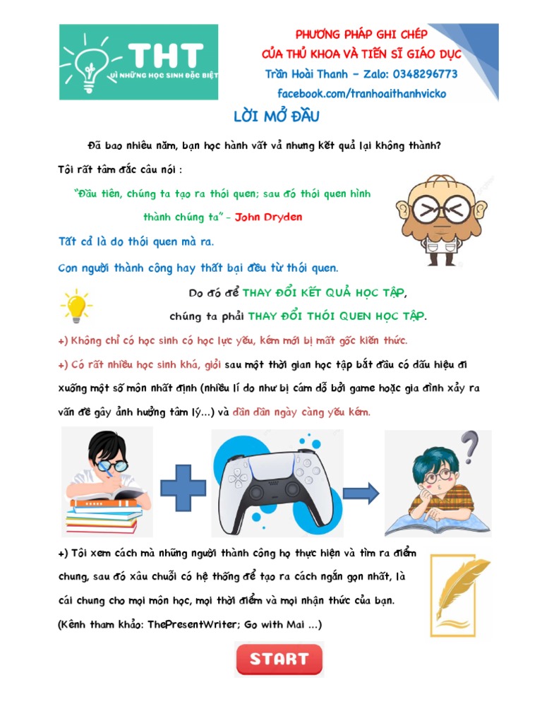 5. PP GHI CHÉP CỦA THỦ KHOA VÀ TIẾN SĨ GIÁO DỤC | PDF