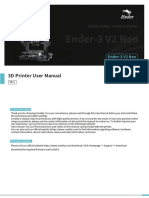 Ender-3 V2 Neo: 3D Printer User Manual