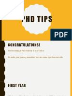 PHD Tips