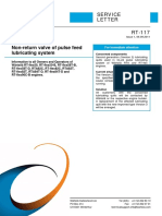 RT-117 Non-Return Valve of Pulse Feed Lubricating System