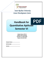 Sem VI-CDO-302 - MRU - Aptitude Handbook