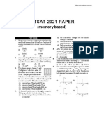 2021 - Question - Paper Bitsat