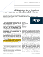 Adolescent Sexual Victimization, Use of Alcohol and Other Substances, and Other Health Risk Behaviors