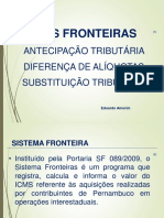 Fronteiras 2019 - Difal, Antecipação e ST 14-01-19