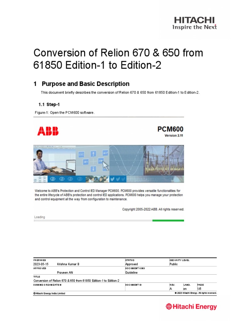 Relion 670 & 650 61850 Upgrade Guide | PDF | Computing | Information ...