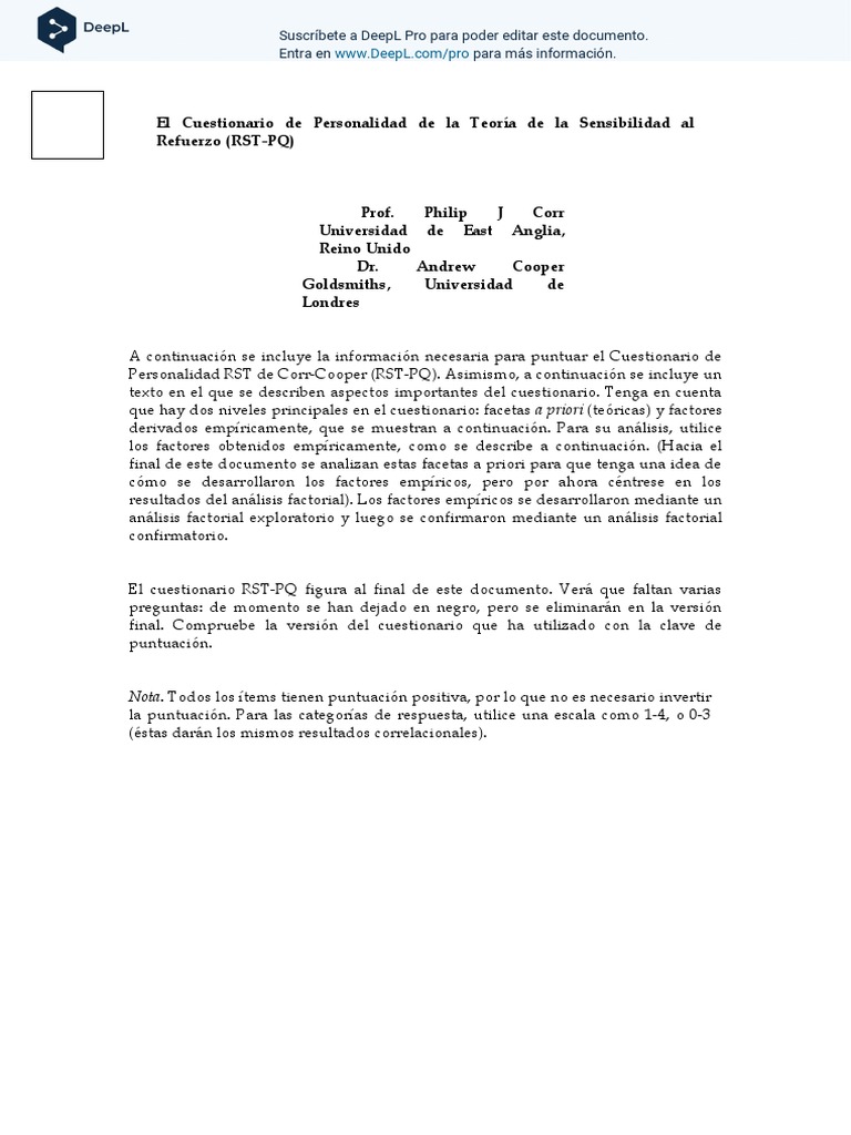 the-reinforcement-sensitivity-theory-personality-questionnaire-rst-pq