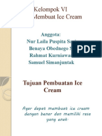 Cara Membuat Ice Cream Kelompok VI