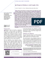 Fundus Changes in High Myopia in Relation To Axial