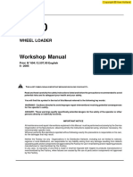 Workshop Manual: Wheel Loader