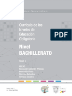 Ministerio de Educacion Del Ecuador (2016) Currículo de Los Niveles de Educación Obligatoria - BGU Tomo 1