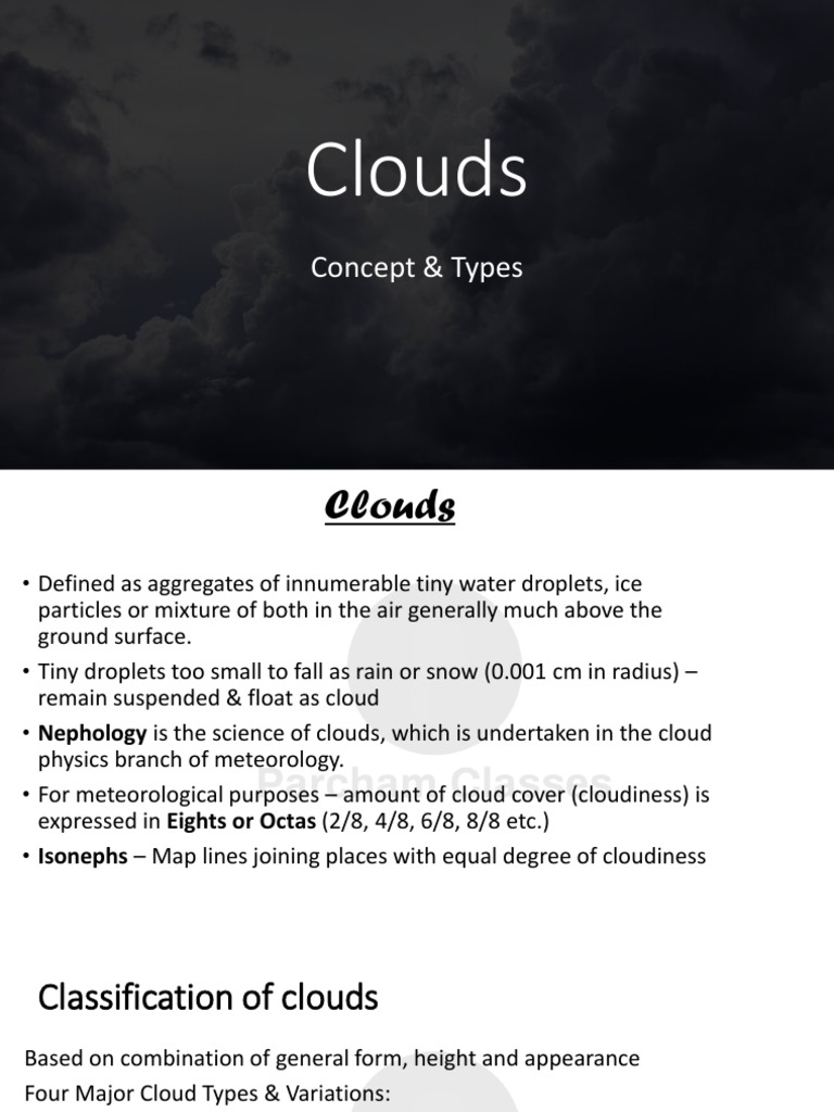 Why Clouds Are Black Before Rain