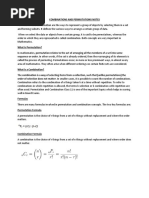 COMBINATIONS AND PERMUTATIONS NOTES-1