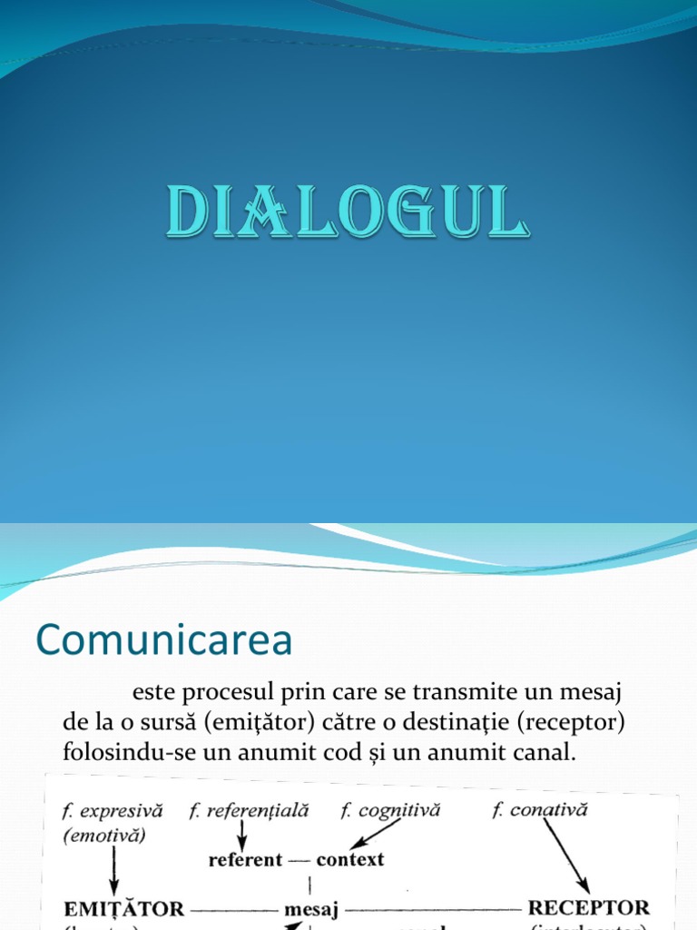 Dialogul | PDF