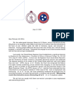 Misiva de fiscales generales a grandes empresas / Letter from Attorneys General to large companies