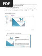 Experiment 1 Creating Guest OS On VMware