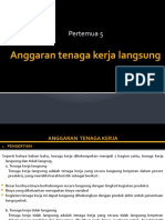 Pertemuan 5 Anggaran Tenaga Kerja Langsung