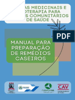 Manual para Preparação de Remédios Caseiros - FARMÁCIA VIVA UFPECAV - Compressed