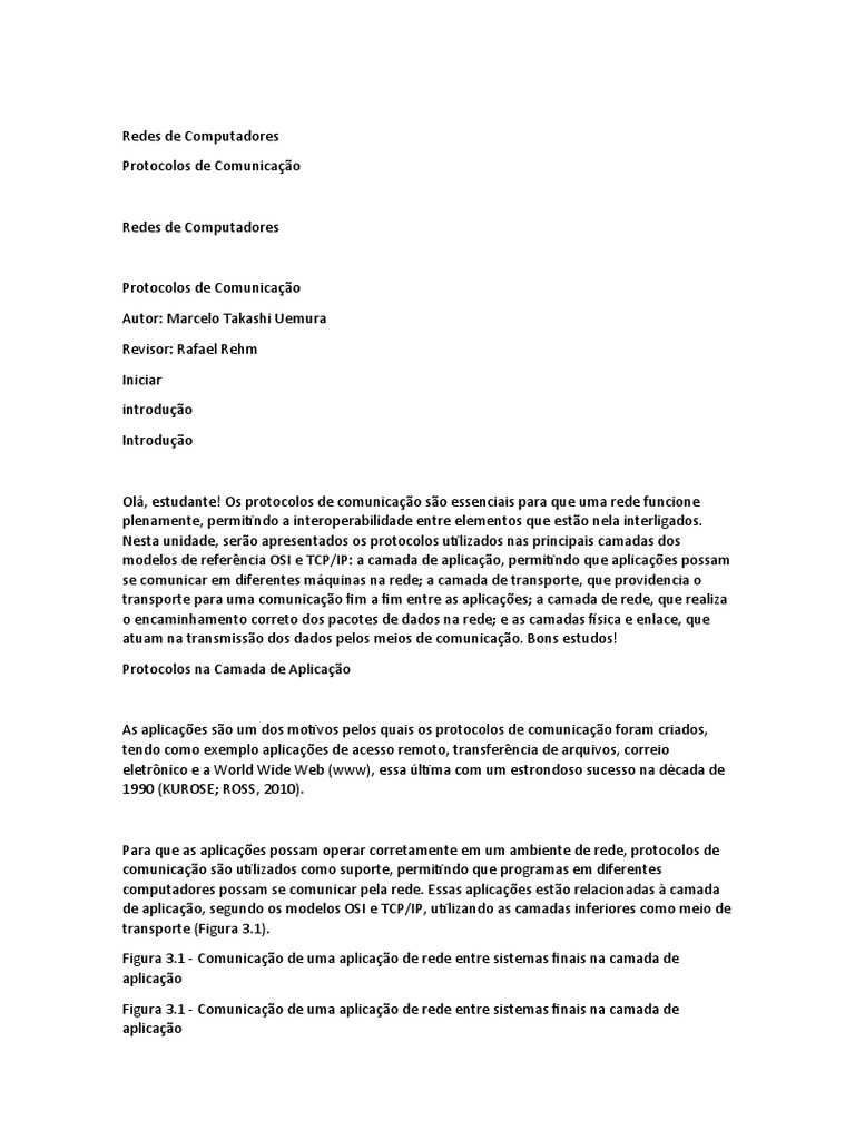 3 | PDF | Protocolo de transferência de hipertexto | Protocolo de ...