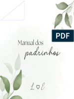 Manual Dos Padrinhos de Casamento Verde e Dourado