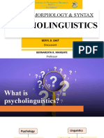 Psycho Linguistics