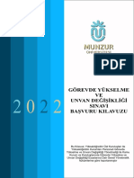 GÖREVDE YÜKSELME VE UNVAN DEĞİŞİKLİĞİ SINAVI BAŞVURU KILAVUZU. Görevde Yükselme Ve Unvan Değişikliği Sınavı Başvuru Kılavuzu 2022