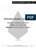PTE - Correctivos Juan Valdez - Cayma - Arequipa