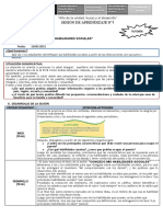 Sesión N°5 Tutoria