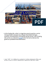 Chapter 6 Bills of Landing