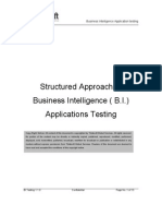 Structured Approach To Bi Testing