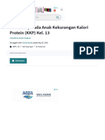 LP + Askep Pada Anak Kekurangan Kalori Protein (KKP) Kel. 13 - PDF