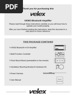 VX502 Velex Menu