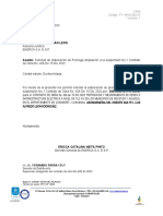 Carta Gerente A Oficina Juridica Prorroga 2 Contrato 239 de 2022