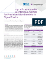 (App Note) How To Design A Programmable Gain Instrumentation Amplifier