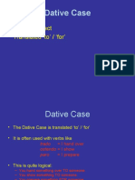 CLC I p.118-9 (The Dative Case)