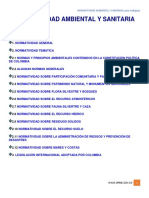 Normatividad Sanitaria y Ambiental