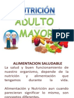 Nutricion en El Adulto Mayor