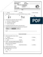 Penilaian Harian Tema 3 Kegiatanku