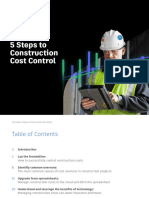 5 Steps To Construction Cost Control