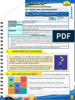 1° y 2° Tutoria Ficha de Actividad 1 Edat 3