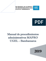 Mapro Ugel Bambamarca 2019