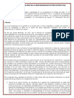 La Relación de Causalidad en La Responsabilidad Extracontractual