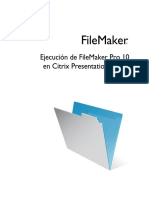 Antes de Instalar Citrix Presentation Server - FileMaker